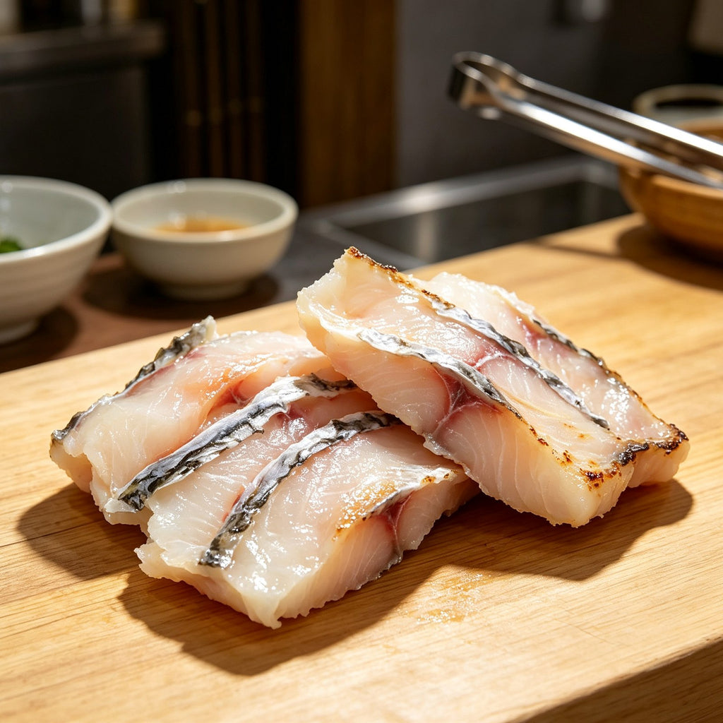 Fresh Grass Carp Fillet Slices